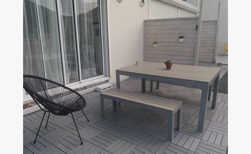 Apartment in ground garden