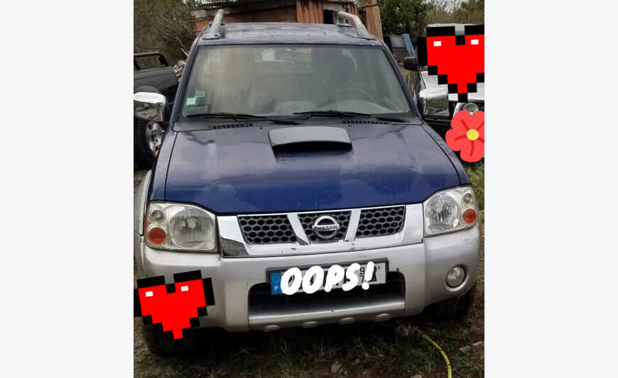 Nissan navara d22 2.5l double cabine an 04