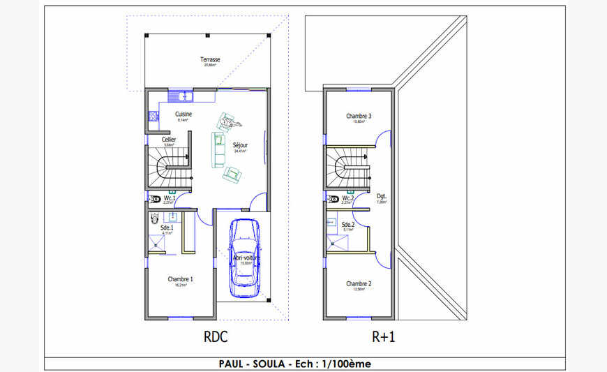 Villa T4 Duplex Neuve 300 M2 Soula...