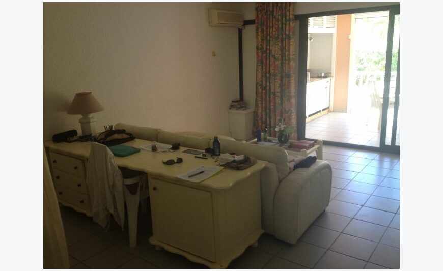 Bay Nettle, in the flamboyant, apartment.