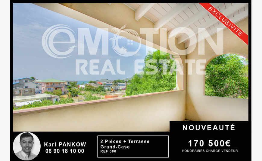 2 rooms Grand-Case near the beach