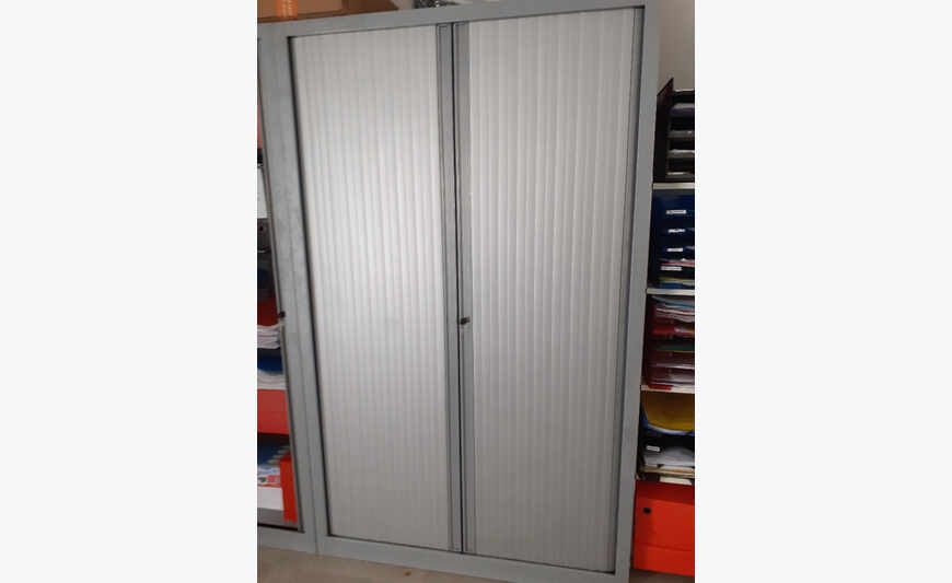 ARMOIRE METALLIQUE DE BUREAU PORTES COULISSANTES