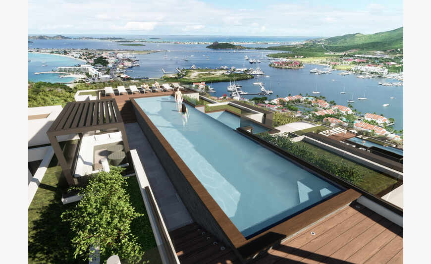 The Hills Simpson Bay Residence – T2 met balkon te koop!