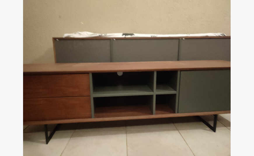 2 meubles HABITAT TV et BUFFET
