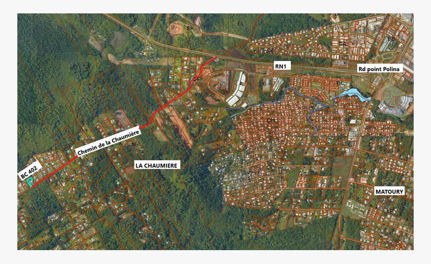 Matoury terrain de 2160m²