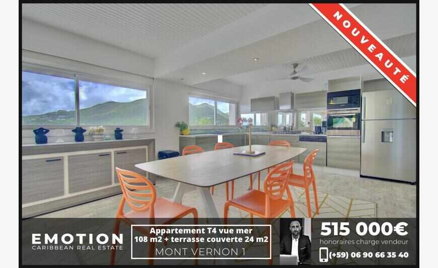 Appartement T4 vue mer - Mt Vernon 1