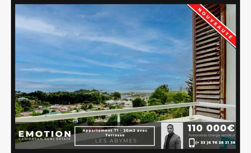 Appartement T1 - Les Abymes - Nouveauté