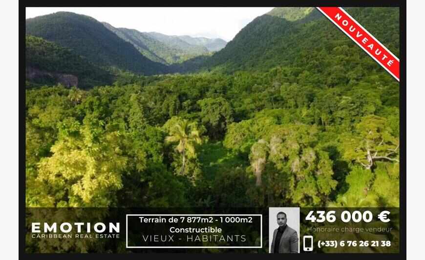 Terrain De 7 877m2 dont 1 000M2...