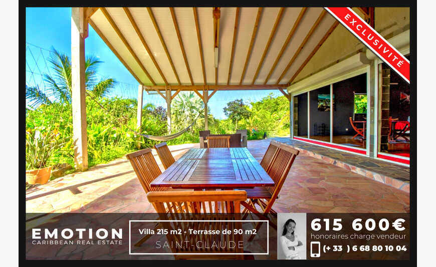 Villa T4 - 215 M2 bâti sur un terrain...
