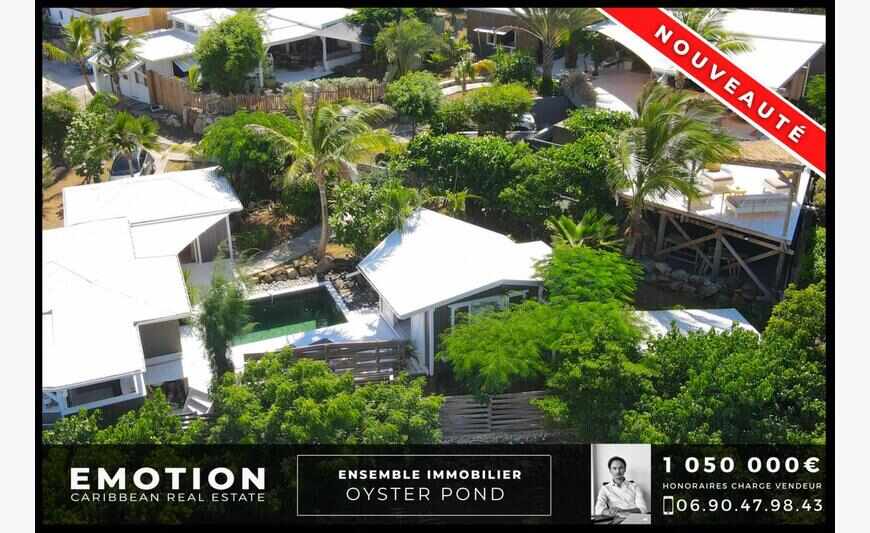Ensemble immobilier de 3 maisons à...