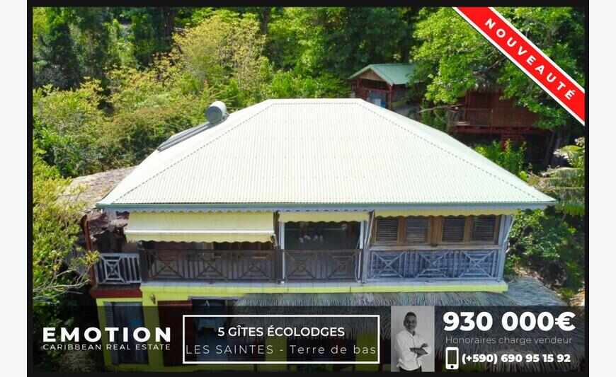 5 GÎtes Écolodges - Les Saintes - Terre...