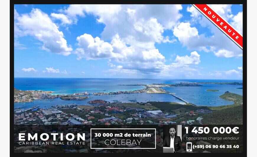 Cole Bay - 30 000 m2 + projet