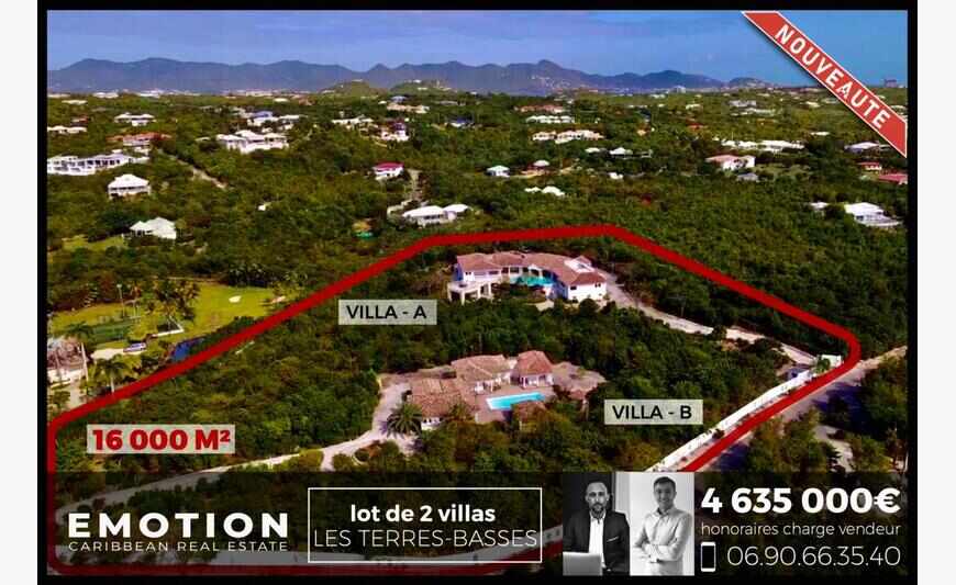 Les Terres-Basses - lot of 2 Villas ...