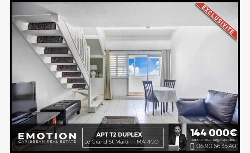 Apt Duplex 57.5 m2 - Marigot - New...