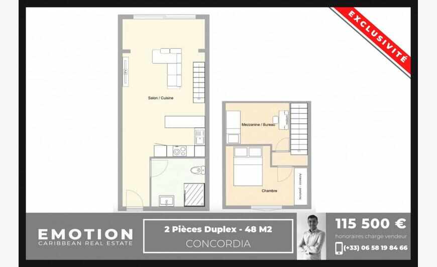 2 bedroom duplex - Concordia