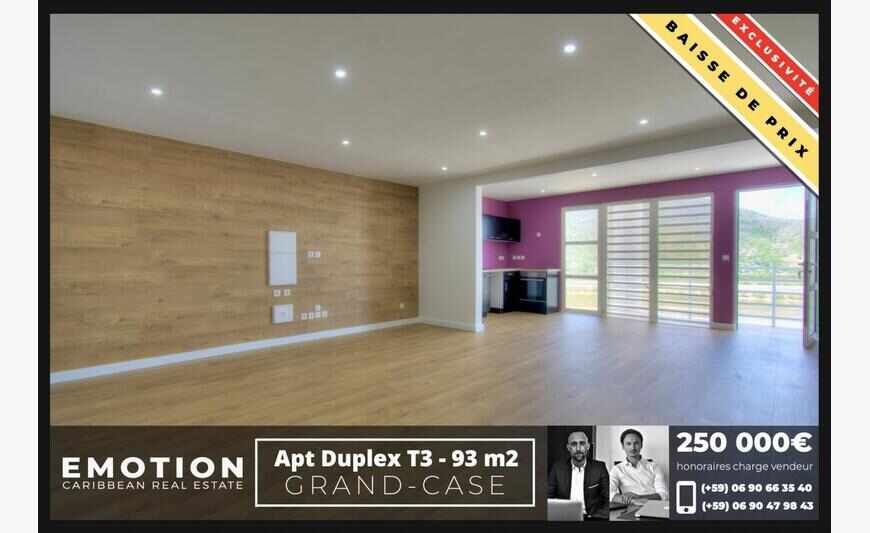 Duplex T3 - 93m2 - Grand Case