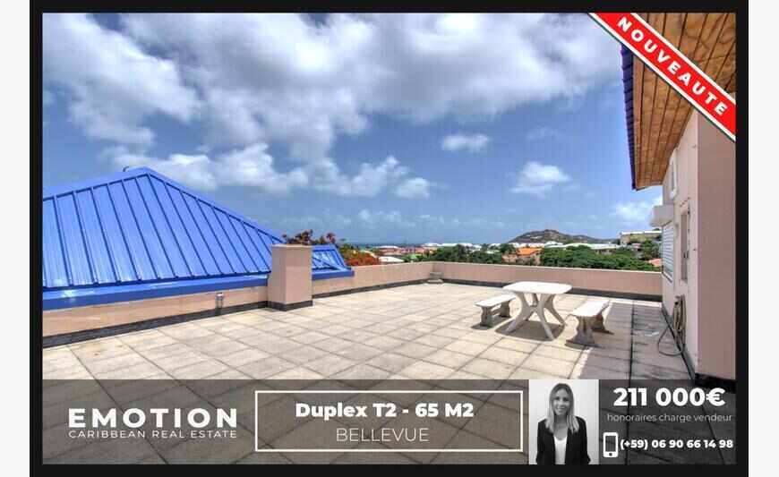 Duplex T2 - 65m2 + terrasse 80m2 -...
