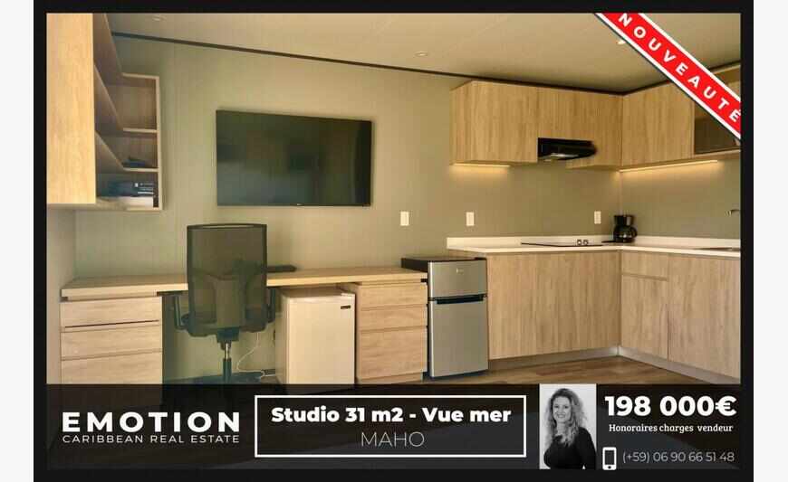 Studio 31 m2 with balcony - Maho