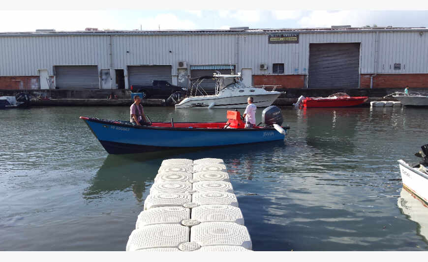 YOLE DRACIUS + hors bord Yamaha 150