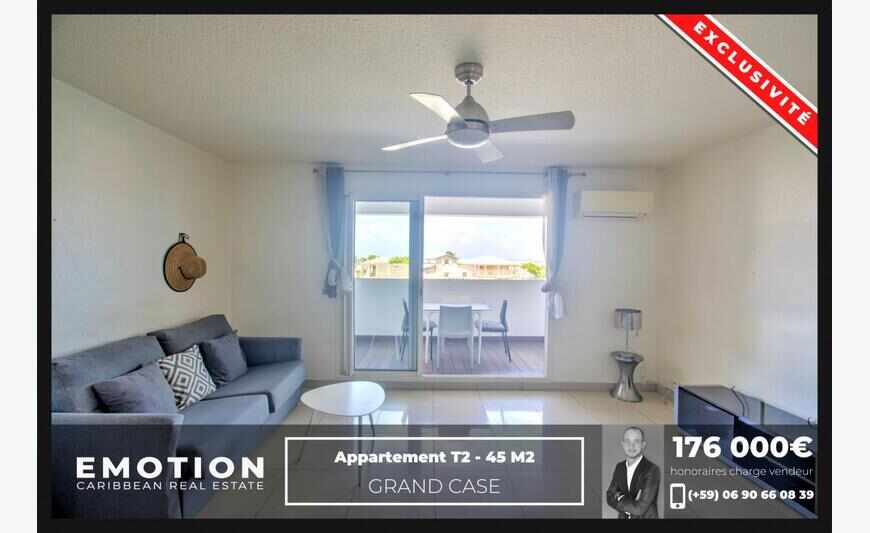 T2 apartment - 45m2 - Grand Case near...