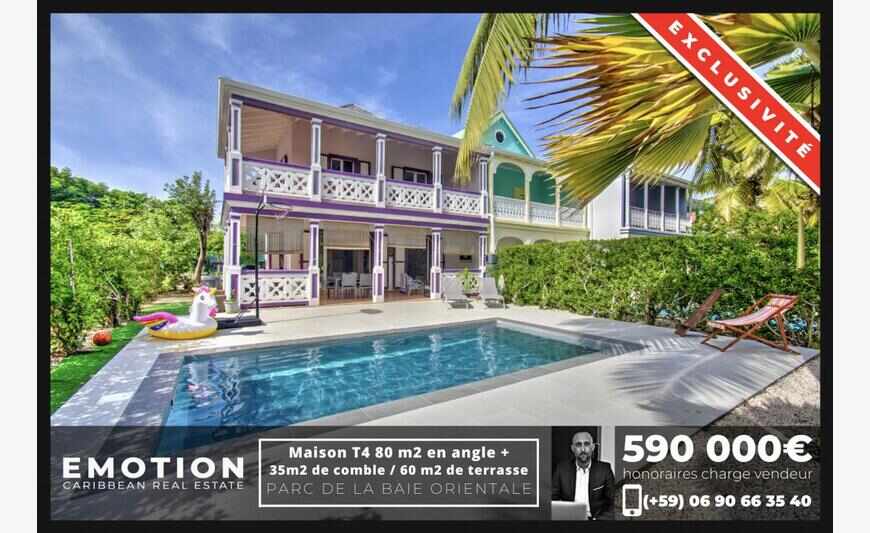 Maison d'angle R+1+comble115m2 avec...