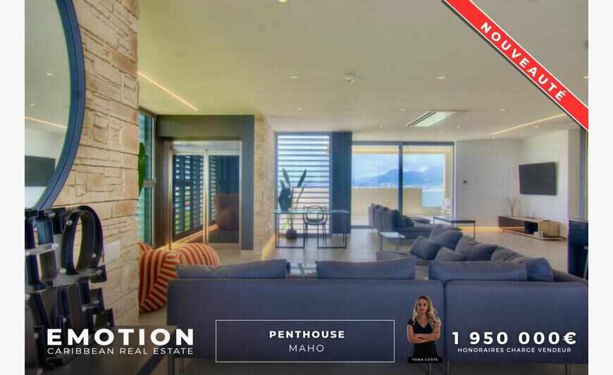 Penthouse T5 de 346 m2 - Vue mer à 360o - Maho