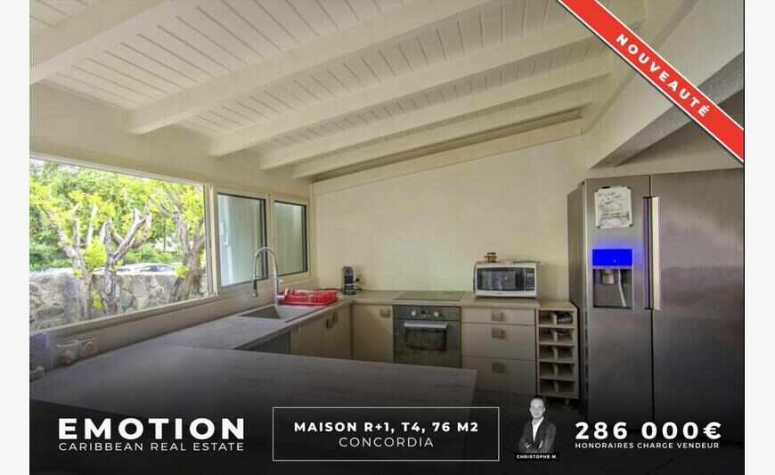 Maison T4 de 76 m2 , Concordia, Nouveau...
