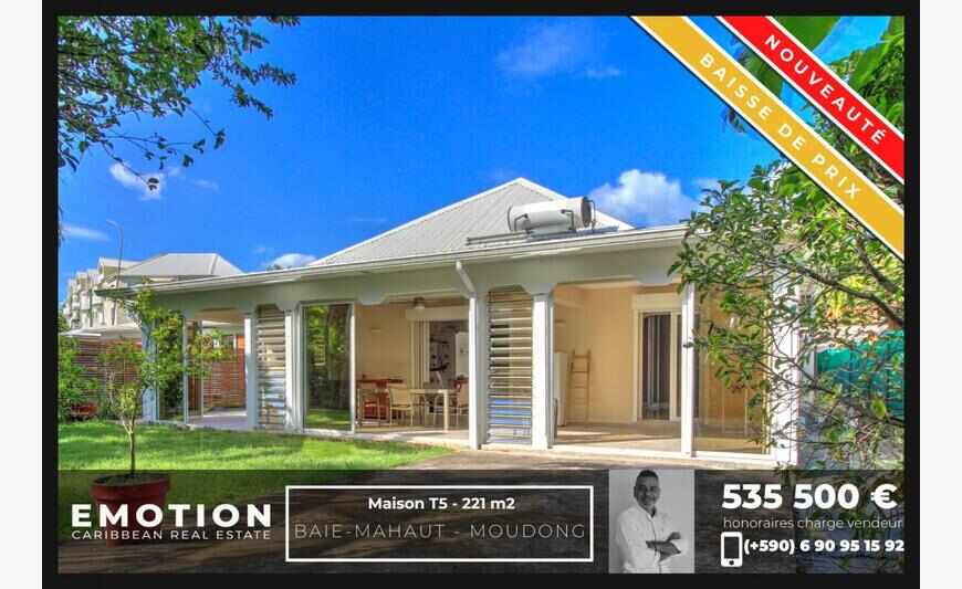 Maison T5 - 221 m2 - Moudong Sud -...