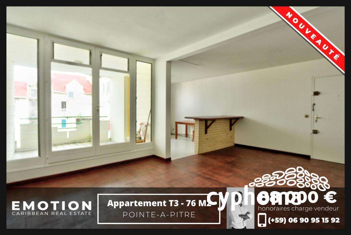 Appartement T3 - 76 M2 - Pointe-A-Pitre
