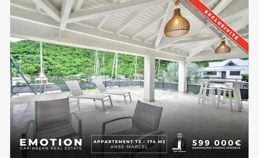 Apt T3 - 174 m2 - Acacias - Anse Marcel