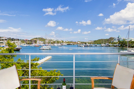 Waterfront 2 Br 2B baths Oyster Pond St. Maarten