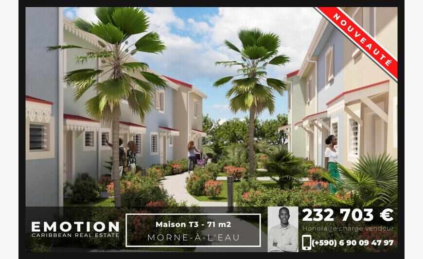 Villa T3 - 60m2 à 70m2 - Nouveauté
