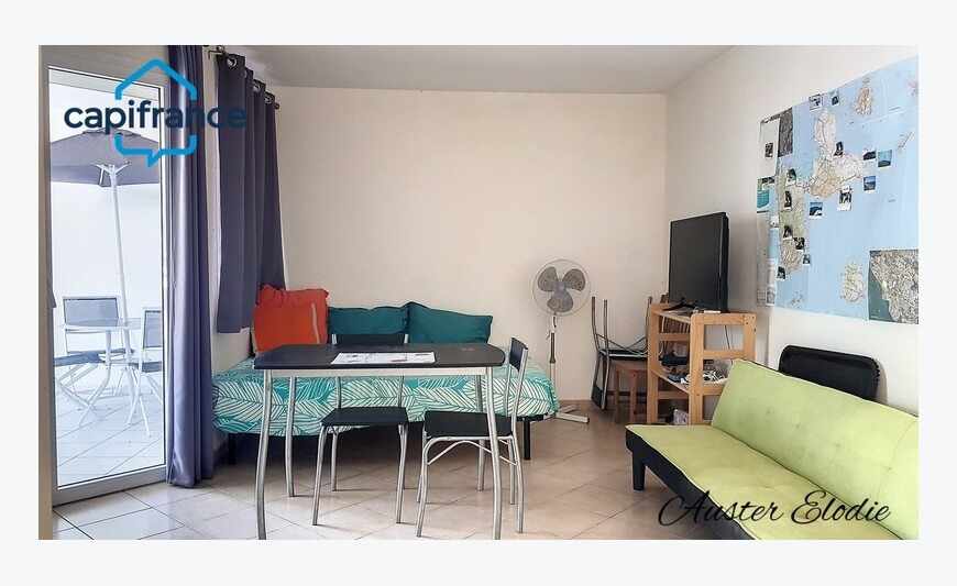 Appartement T2 dans une résidence sécurisée avec piscine