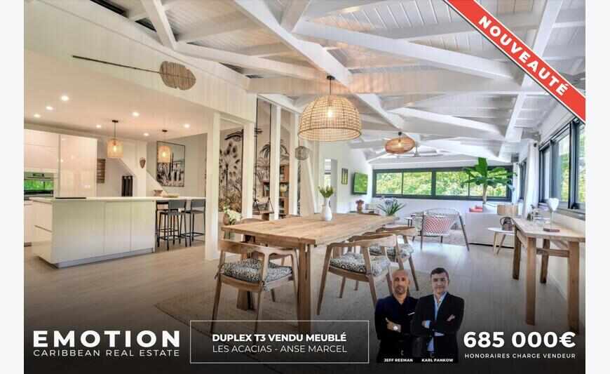 Duplex T3 d'une surface utile de 129 m2 au sol