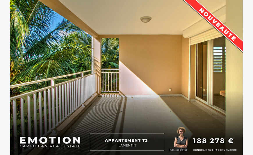 Appartement T3 - Résidence Le Domaine de Borel au Lamentin (