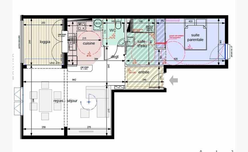 Saint Francois appartement T2 de...