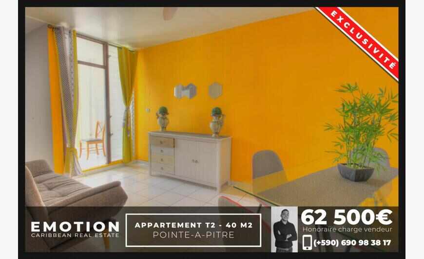 Appartement T2 - 40 M2 - Pointe-à-Pitre...