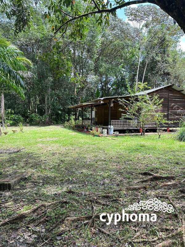 Dpt (973), sur Matoury 2 maison en bois