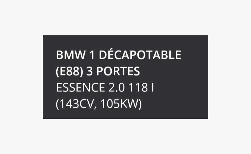 BMW Série 1