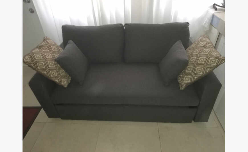 Grey sofa bed