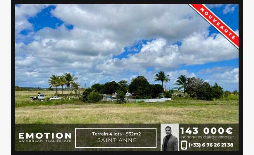 Terrain - 4 lots - Sainte Anne