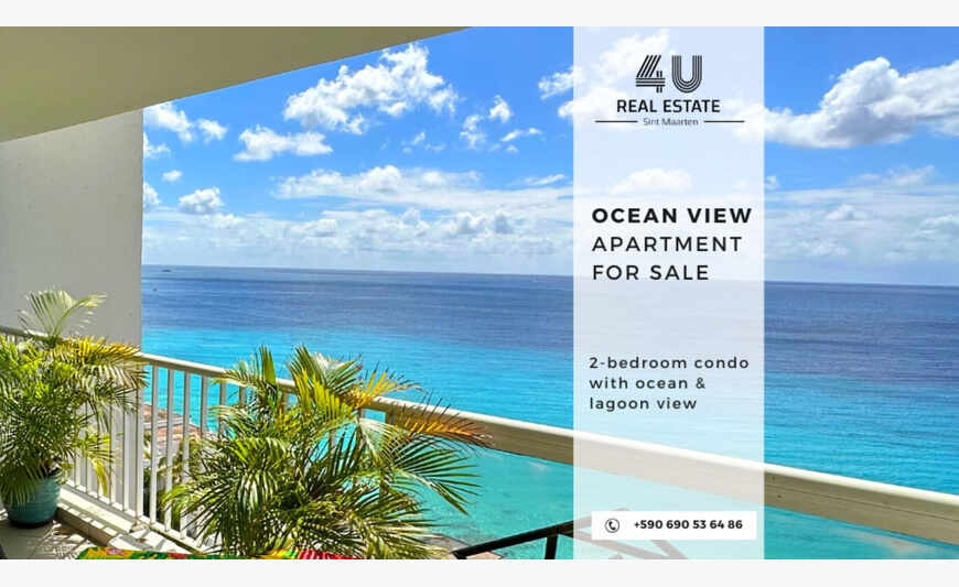 CUPECOY – 2 SLAAPKAMERS MET UITZICHT OP ZEE