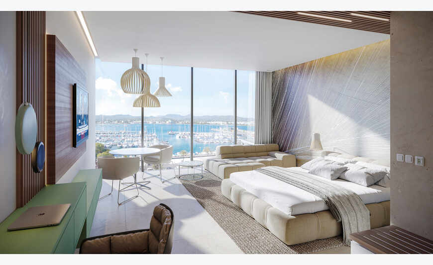 AQUA RESORT – CUPECOY – STUDIO AVEC BALCON – VUE LAGON