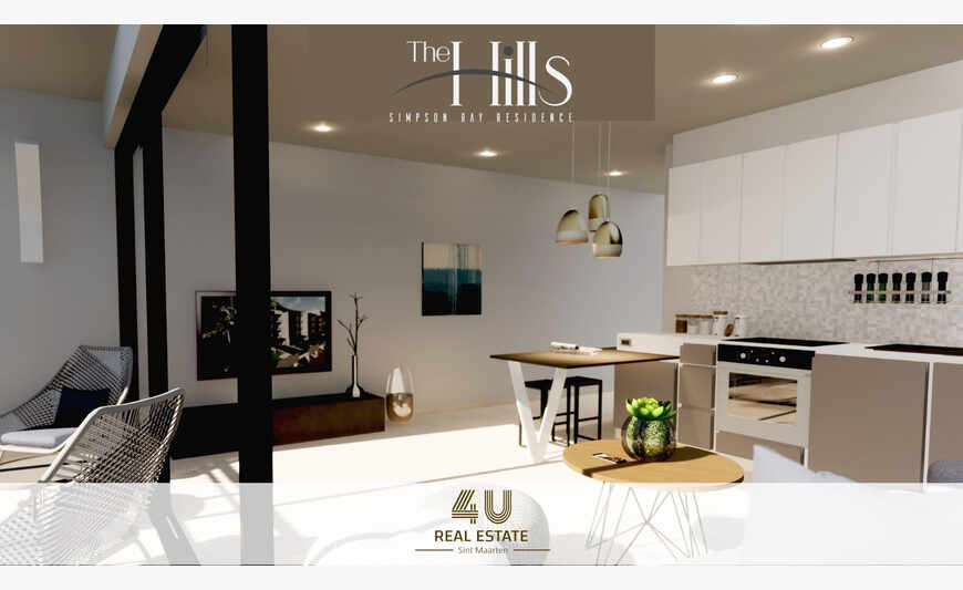 SIMPSON BAY – THE HILLS RESIDENCE – APPARTEMENT MET 1 SLAAPKAMER
