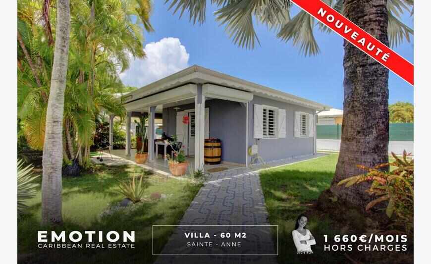 Villa - 60 m2 - Monmain - Sainte-Anne -...