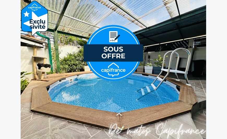 maison T4 de 106 m² sur un terrain de 190 m²