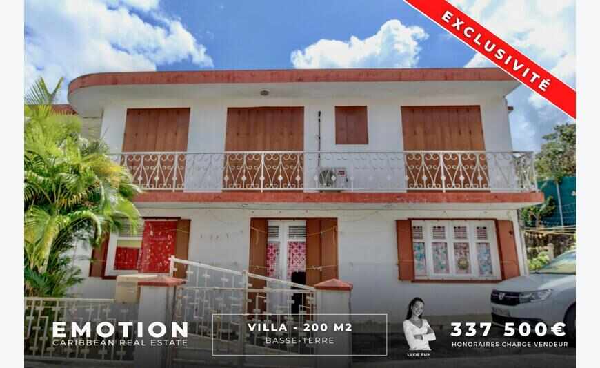 Villa - 200 m2 - Vue Mer - Basse-Terre...
