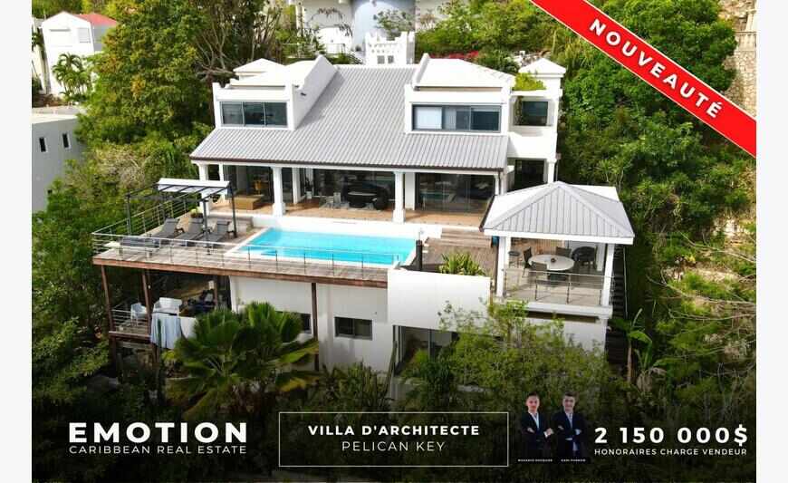 Villa de 225m2 + Appartement Pelican Key - Sint Maarten