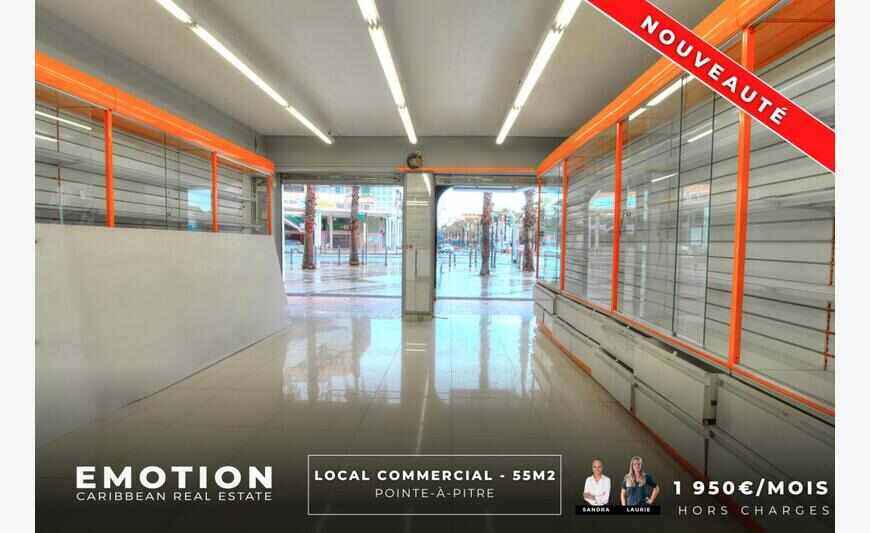 Local commercial 55 m2 - Pointe-à-Pitre