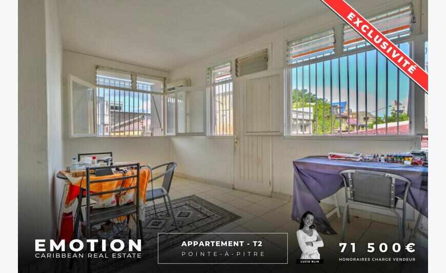 Appartement T2 - 55 m2 - Pointe-À-Pitre